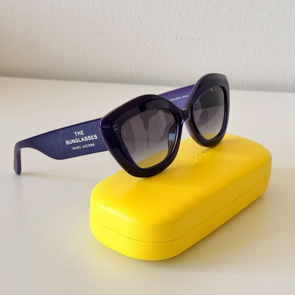 New, Marc Jacob’s Purple Sunglasses, Marc 800/S RY89O, Authentic main image 7